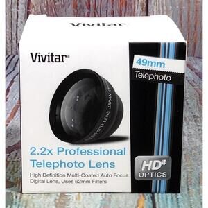 Vivitar 49mm 2.2x‎ Professional Telephoto Lens with HD Optics